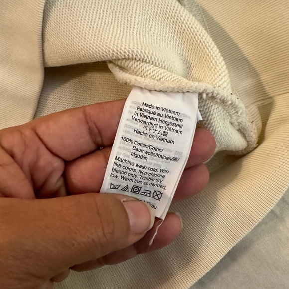 J. Crew  BEAUTE Sweatshirt Crewneck Metallic Rose Gold (22) - Picture 5 of 6